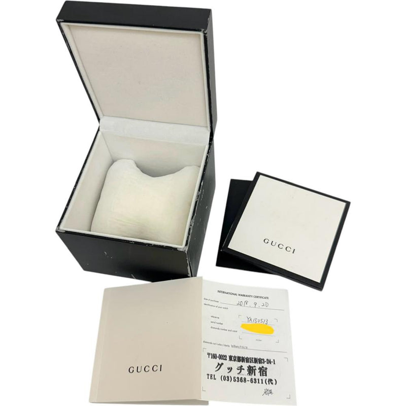 【GUCCI/グッチ】 コンスタンス 南京錠 バングルウォッチ YA150505/150.5 腕時計 ステンレススチール/レザー クオーツ 17304431 ブラック文字盤 レディース
【中古】【真子質店】【GD】




【TSK】