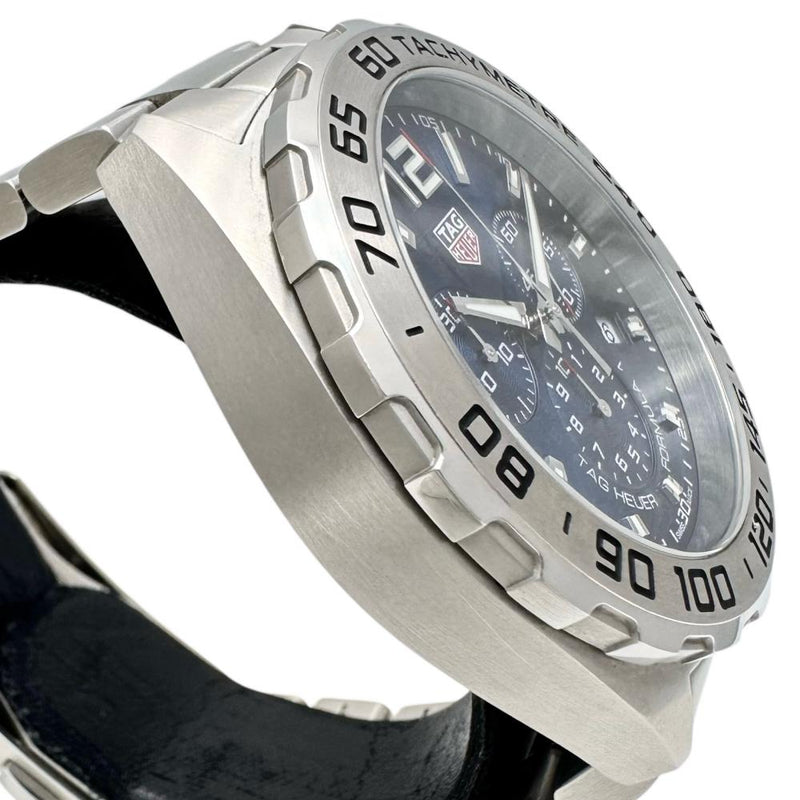 【TAG HEUER/タグホイヤー】 フォーミュラ1 クロノグラフデイト CAZ101K.BA0842 保証書/ギャラ/箱付き　紺/ネイビー 腕時計 ステンレススチール クオーツ ブルー文字盤 メンズ
【中古】【真子質店】【GD】




【ITIx】