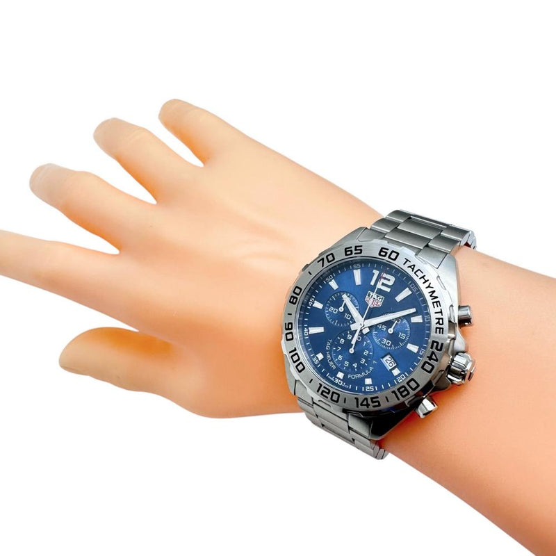 【TAG HEUER/タグホイヤー】 フォーミュラ1 クロノグラフデイト CAZ101K.BA0842 保証書/ギャラ/箱付き　紺/ネイビー 腕時計 ステンレススチール クオーツ ブルー文字盤 メンズ
【中古】【真子質店】【GD】




【ITIx】