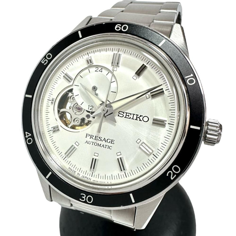 【SEIKO/セイコー】 プレザージュ シースルーバック SARY189/4R39-00Z0  腕時計 ステンレススチール 自動巻き/オートマ シルバー文字盤/スケルトン/黒べセル メンズ
【中古】【真子質店】【GD】




【MaDI】