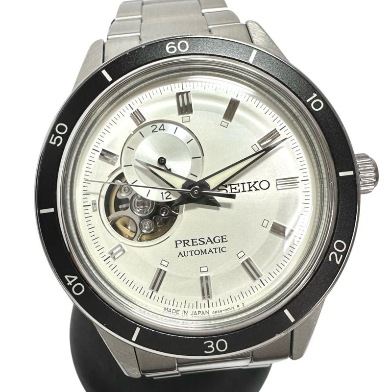 【SEIKO/セイコー】 プレザージュ シースルーバック SARY189/4R39-00Z0  腕時計 ステンレススチール 自動巻き/オートマ シルバー文字盤/スケルトン/黒べセル メンズ
【中古】【真子質店】【GD】




【MaDI】