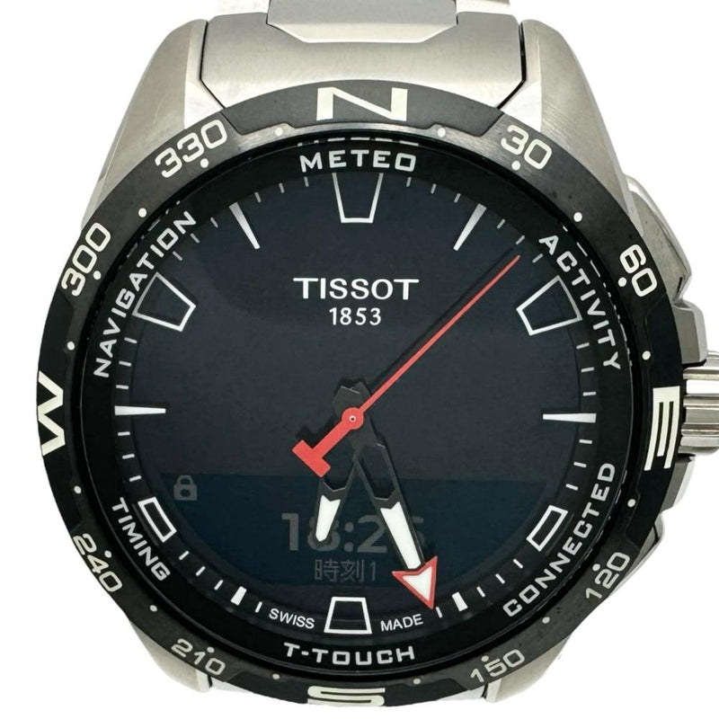 【TISSOT/ティソ】 T121420 T-ＴＯＵＣＨ コネクトソーラー　箱付き 腕時計 チタン ソーラー 黒文字盤/シルバーバンド メンズ
【中古】【真子質店】【GD】




【TMaI】