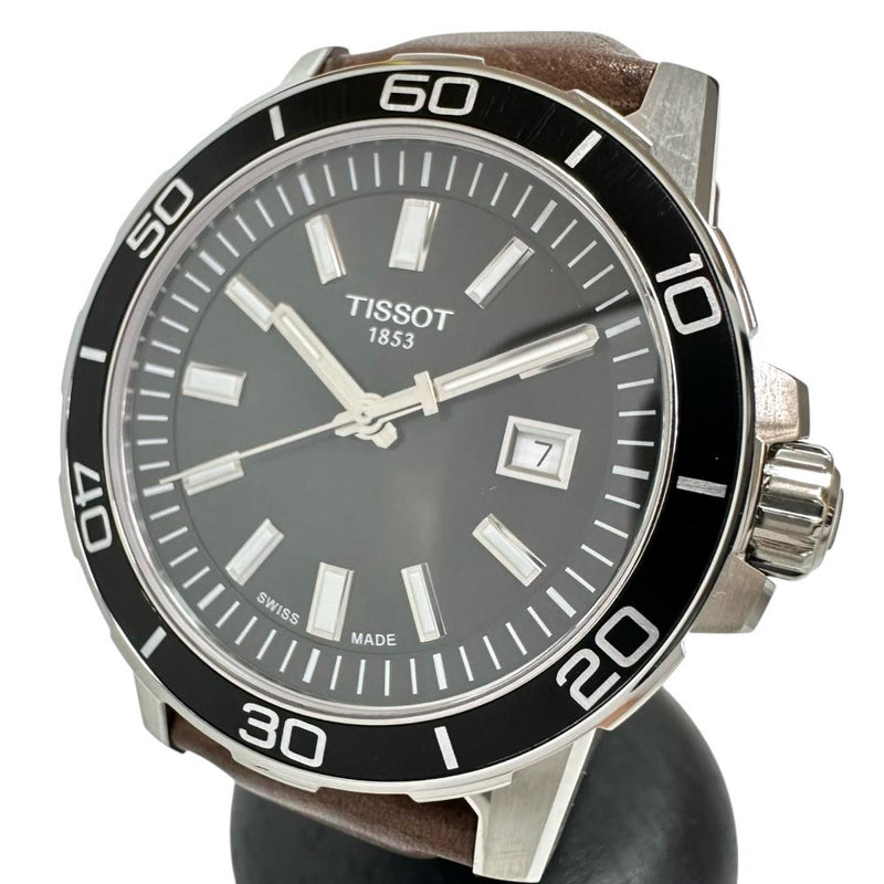 【TISSOT/ティソ】 T125610A T640.117 ZT スーパースポーツ 腕時計 ステンレススチール/レザー クオーツ 黒文字盤/茶革ベルト メンズ
【中古】【真子質店】【GD】




【MaIS】