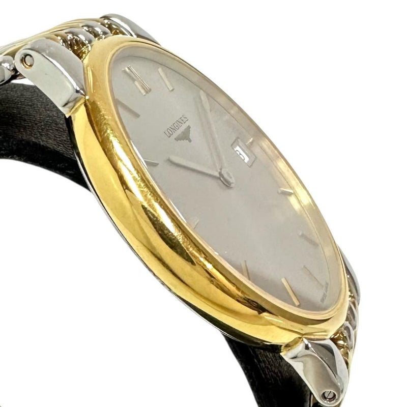 【LONGINES/ロンジン】 グランドクラシック L5.632.3 腕時計 ステンレススチール/GP クオーツ グレー文字盤 メンズ 【中古】【真子質店】【GD】 【TMix】