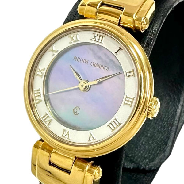 【CHARRIOL/シャリオール】 ケルティック 61.97.706 4列ワイヤー 腕時計 ステンレススチール/GP クオーツ ブルーシェル文字盤/シルバーベルト レディース
【中古】【真子質店】【GD】




【MaMax】