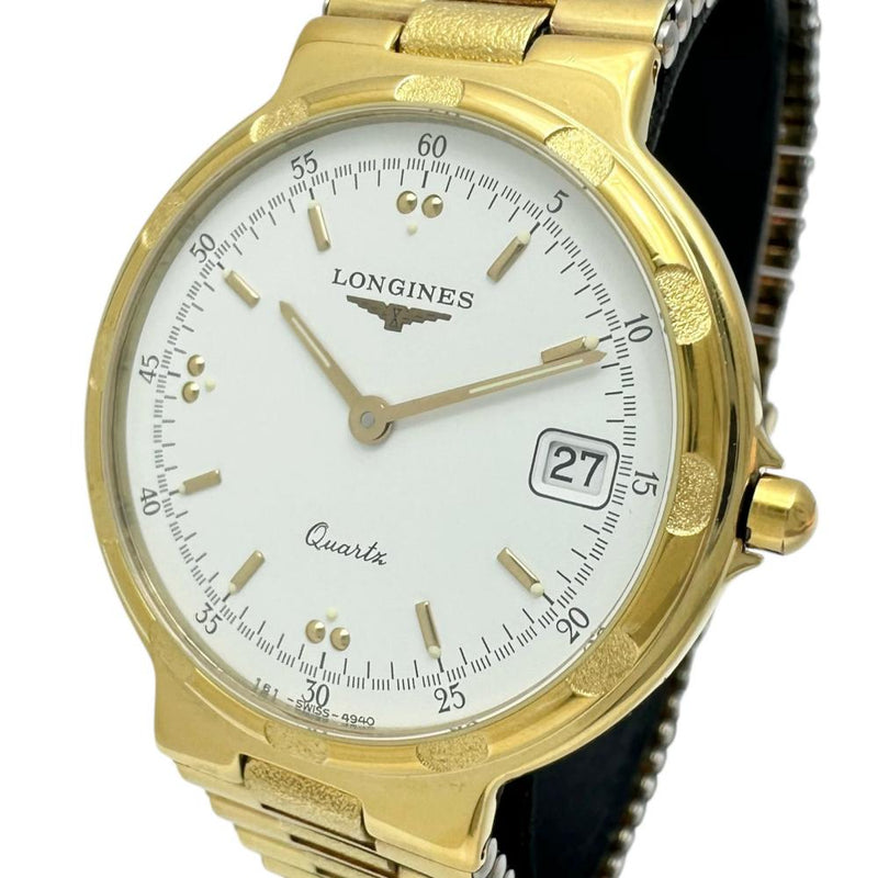 【LONGINES/ロンジン】 コンクエスト 腕時計 ステンレススチール/GP クオーツ ホワイト文字盤/金ベルト レディース
【中古】【真子質店】【GD】




【TMix】