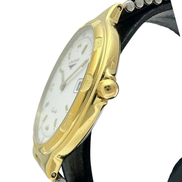 【LONGINES/ロンジン】 コンクエスト 腕時計 ステンレススチール/GP クオーツ ホワイト文字盤/金ベルト レディース
【中古】【真子質店】【GD】




【TMix】