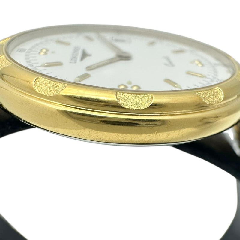 【LONGINES/ロンジン】 コンクエスト 腕時計 ステンレススチール/GP クオーツ ホワイト文字盤/金ベルト レディース
【中古】【真子質店】【GD】




【TMix】