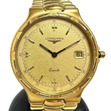 【LONGINES/ロンジン】 コンクエスト L1.614.2 腕時計 GP クオーツ ゴールド文字盤 ボーイズ 【中古】【真子質店】【GD】 【MaMax】