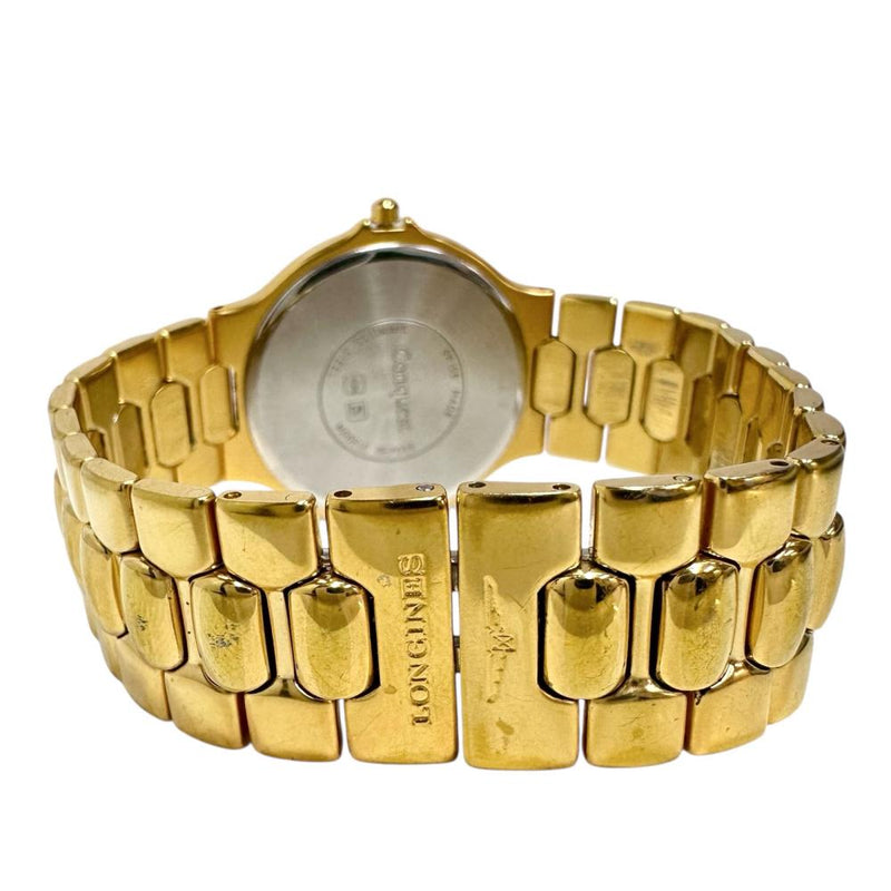 【LONGINES/ロンジン】 コンクエスト L1.614.2 腕時計 GP クオーツ ゴールド文字盤 ボーイズ 【中古】【真子質店】【GD】 【MaMax】