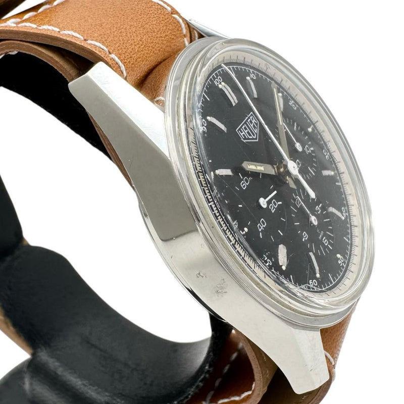 【TAG HEUER/タグホイヤー】 カレラ クラシック クロノ CS3111 腕時計 ステンレススチール/レザー 手巻き ブラック文字盤/ライトブラウン革（他社製） ボーイズ
【中古】【真子質店】【GD】




【DxMiI】