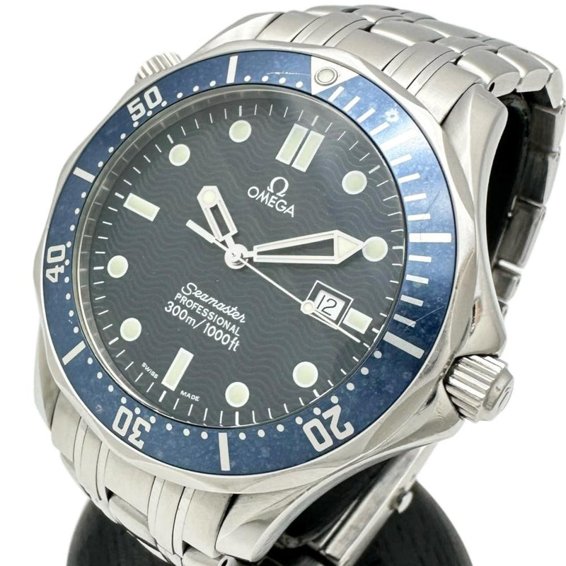 【OMEGA/オメガ】 2541.80  シーマスター プロフェッショナル 300m 腕時計 ステンレススチール クオーツ 紺文字盤 メンズ【中古】【真子質店】【GD】【TxIMa】 OMEGA/オメガ】 シーマスター300 デイト 2541.80 腕時計 ステンレス