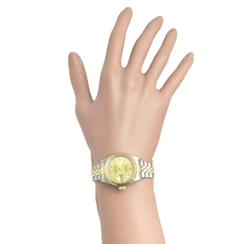 【ROLEX/ロレックス】 デイトジャスト10Pダイヤ 69173G OH済 腕時計 ステンレススチール/YG 自動巻き/オートマ ゴールド文字盤/ゴールドシルバーコンビ レディース
【中古】【真子質店】【BL】




【MoIxD】
【ex】