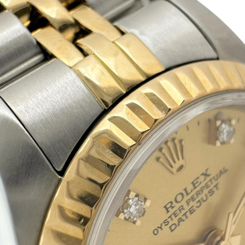 【ROLEX/ロレックス】 デイトジャスト10Pダイヤ 69173G OH済 腕時計 ステンレススチール/YG 自動巻き/オートマ ゴールド文字盤/ゴールドシルバーコンビ レディース
【中古】【真子質店】【BL】




【MoIxD】
【ex】