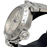 【CARTIER/カルティエ】 パシャCメリディアン GMT W31029M7/2377 腕時計 ステンレススチール 自動巻き/オートマ シルバー文字盤 メンズ 【中古】【真子質店】【GD】 【ISSI】