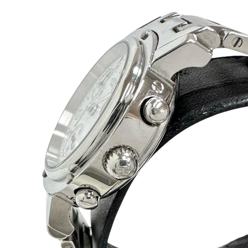 【HERMES/エルメス】 クリッパー CL1.310  保証書/ギャラ/箱付き　クロノ 観音開きバックル  腕時計 ステンレススチール クオーツ 白文字盤 ボーイズ
【中古】【真子質店】【GD】




【Moxx】