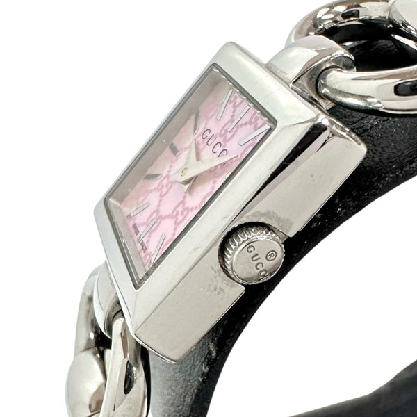 【GUCCI/グッチ】 120  GGロゴ　シェル 腕時計 ステンレススチール クオーツ ピンク文字盤 レディース
【中古】【真子質店】【NN】




【IMiI】
