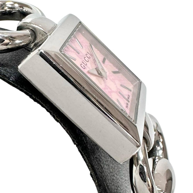 【GUCCI/グッチ】 120  GGロゴ　シェル 腕時計 ステンレススチール クオーツ ピンク文字盤 レディース
【中古】【真子質店】【NN】




【IMiI】