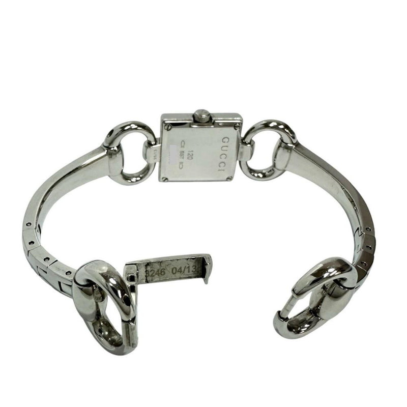 【GUCCI/グッチ】 120  GGロゴ　シェル 腕時計 ステンレススチール クオーツ ピンク文字盤 レディース
【中古】【真子質店】【NN】




【IMiI】