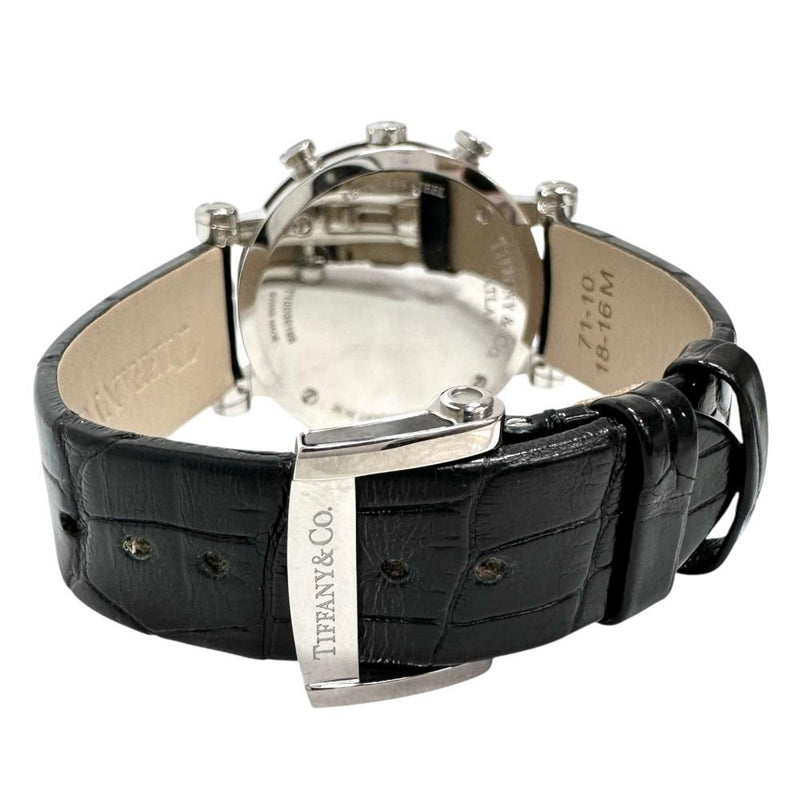 【TIFFANY&Co./ティファニー】 アトラス Z1301.32  クロノ 腕時計 ステンレススチール/セラミック/レザー クオーツ 黒文字盤/黒革ベルト ボーイズ
【中古】【真子質店】【GD】




【MoMox】