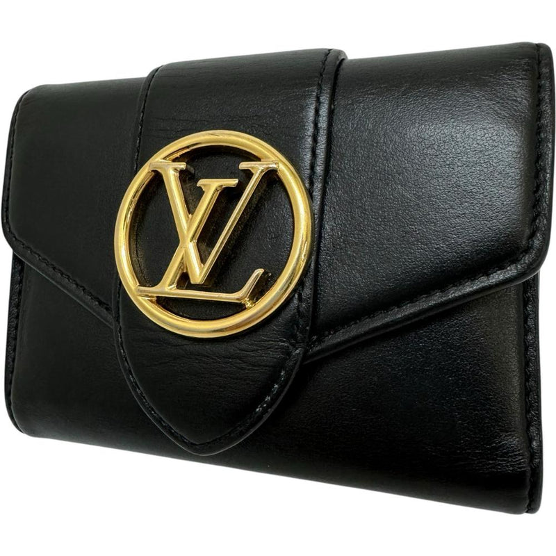 【LOUIS VUITTON/ルイ・ヴィトン】 ポルトフォイユLVポンヌフコンパクト M69175 三つ折り財布 レザー ブラック/ピンク レディース【中古】【真子質店】【GD】




【MaDI】