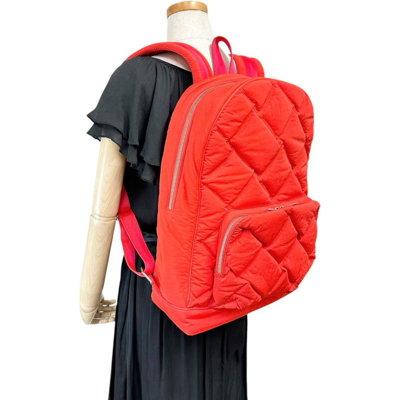 【BOTTEGAVENETA/ボッテガヴェネタ】 マキシイントレチャート リュックサック リュック・デイパック ナイロン レッド系（朱色） ユニセックス【中古】【真子質店】【GD】




【YDS】