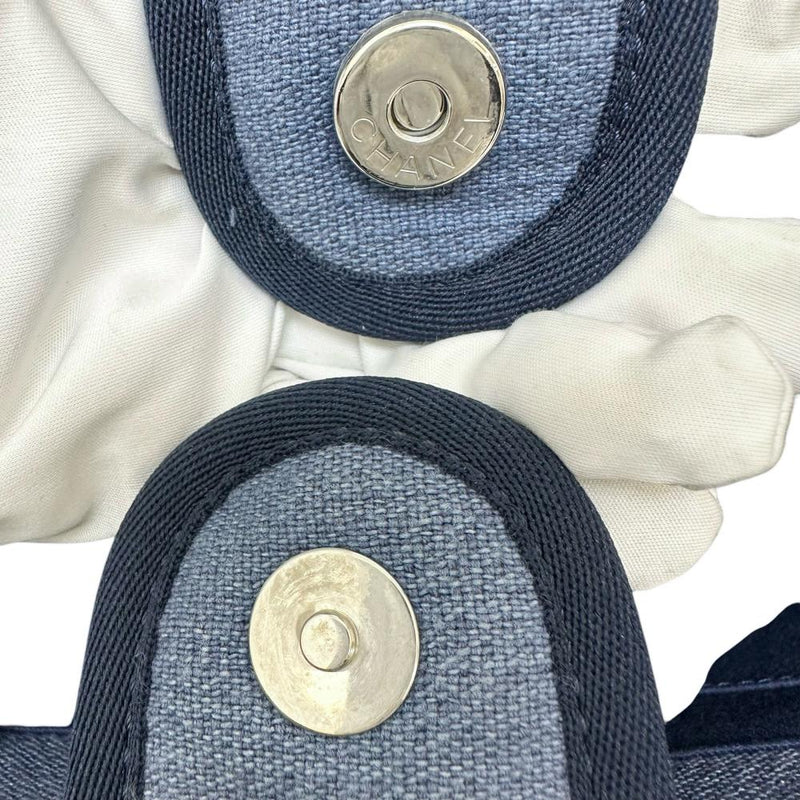 【CHANEL/シャネル】 ドーヴィルトートGM ワンショルダー ショルダーバッグ 16番台（2012年頃） キャンバス ネイビーグレー レディース【中古】【真子質店】【GD】




【IMoMoI】