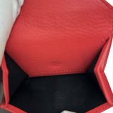 【BALENCIAGA/バレンシアガ】 ペーパー ミニウォレット 391446 三つ折り財布 レザー レッド（朱色） ユニセックス【中古】【真子質店】【GD】




【SMa】