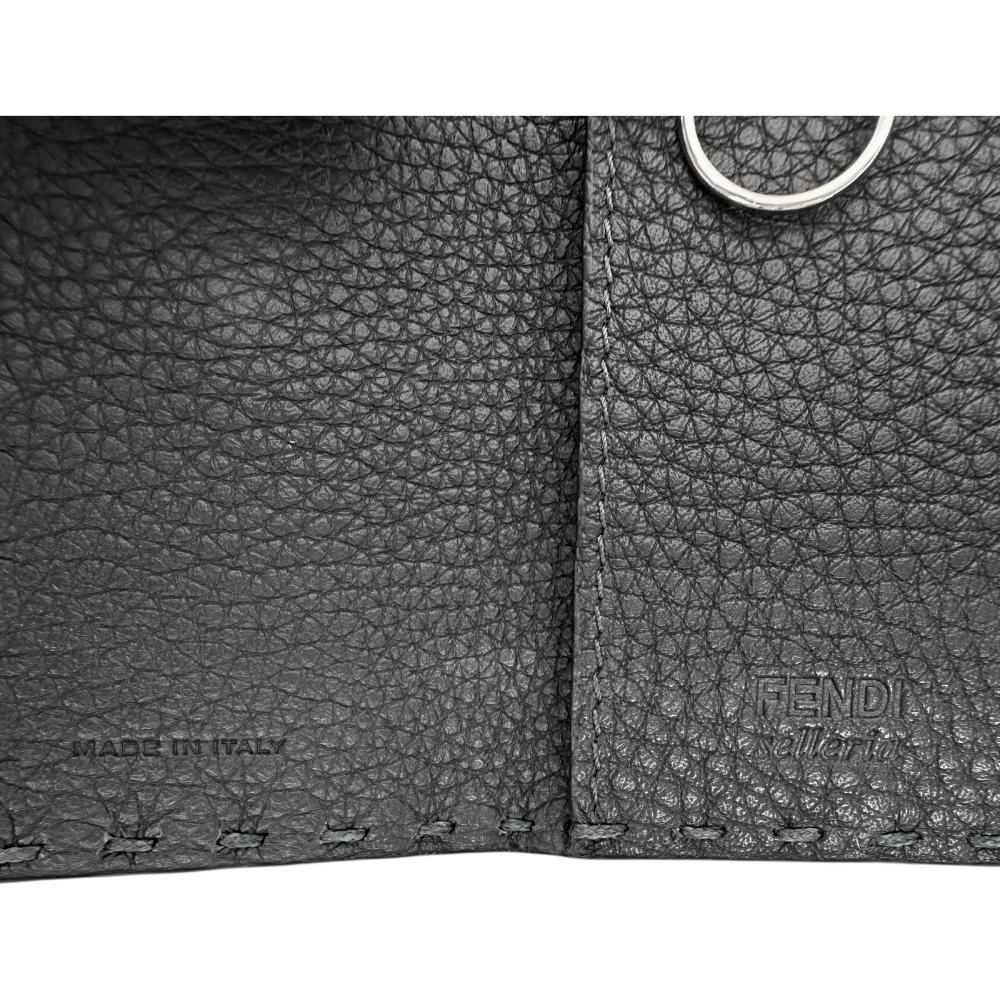 FENDI/フェンディ】 セレリア 6連 キーケース レザー グレー ユニ
