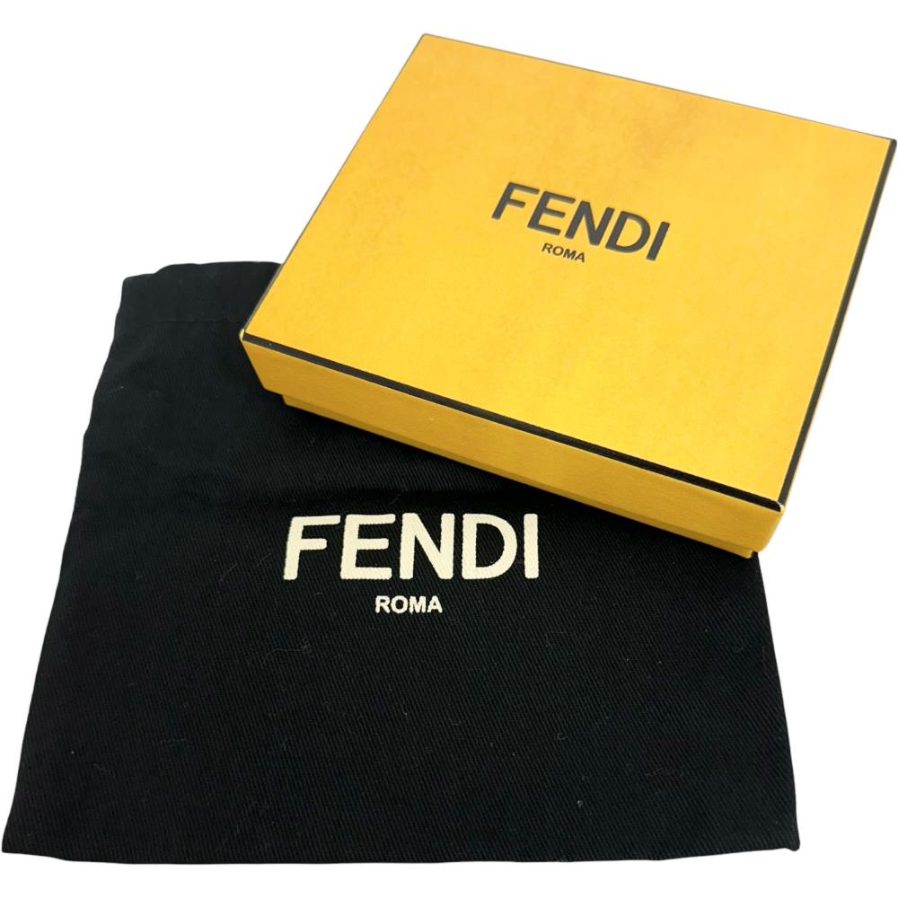 FENDI/フェンディ】 セレリア 6連 キーケース レザー グレー ユニ