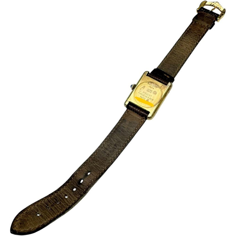 【CARTIER/カルティエ】 マストタンク 腕時計 シルバー925/レザー/GPメッキ 手巻き イエロー文字盤/ブラウン革 レディース
【中古】【真子質店】【GD】




【IYMox】