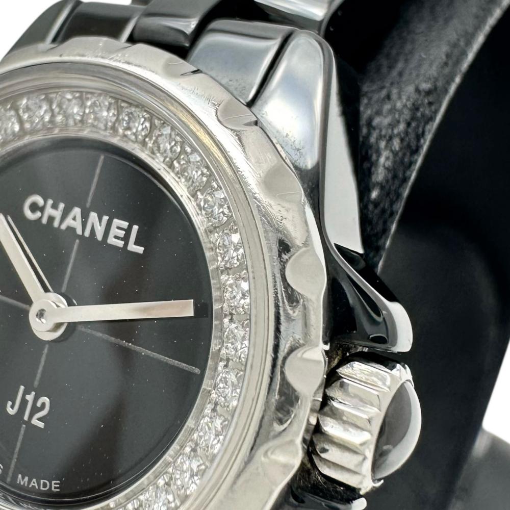 CHANEL/シャネル】 J12 XS ダイヤベゼル H5235 腕時計 セラミック