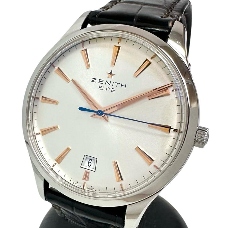 【ZENITH/ゼニス】 キャプテンエリート 03.2020.670  裏スケ 腕時計 ステンレススチール/レザー 自動巻き/オートマ シルバー文字盤/黒革ベルト メンズ
【中古】【真子質店】【GD】




【TMaYMo】
