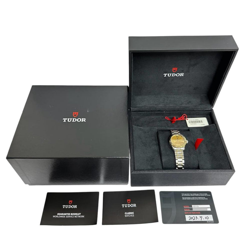 【TUDOR/チューダー/チュードル】 スタイル 12113  保証書/ギャラ/箱付き 腕時計 ステンレススチール/YGイエローゴールド 自動巻き/オートマ ゴールド文字盤 レディース
【中古】【真子質店】【GD】




【IKSMa】