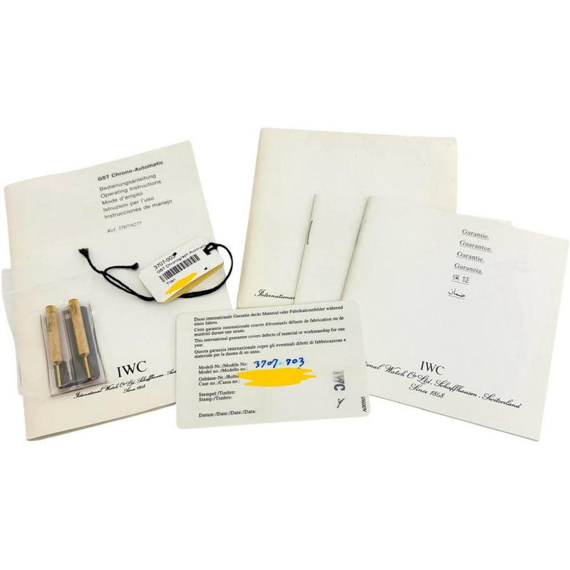 【IWC/インターナショナルウォッチカンパニー】 GST クロノグラフ IW370703 保証書/ギャラ付き 腕時計 チタン 自動巻き/オートマ ブラック文字盤 メンズ
【中古】【真子質店】【GD】




【MaTxI】