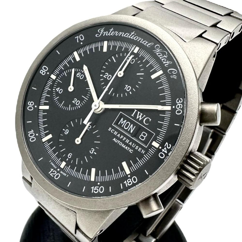 【IWC/インターナショナルウォッチカンパニー】 GST クロノグラフ IW370703 保証書/ギャラ付き 腕時計 チタン 自動巻き/オートマ ブラック文字盤 メンズ
【中古】【真子質店】【GD】




【MaTxI】