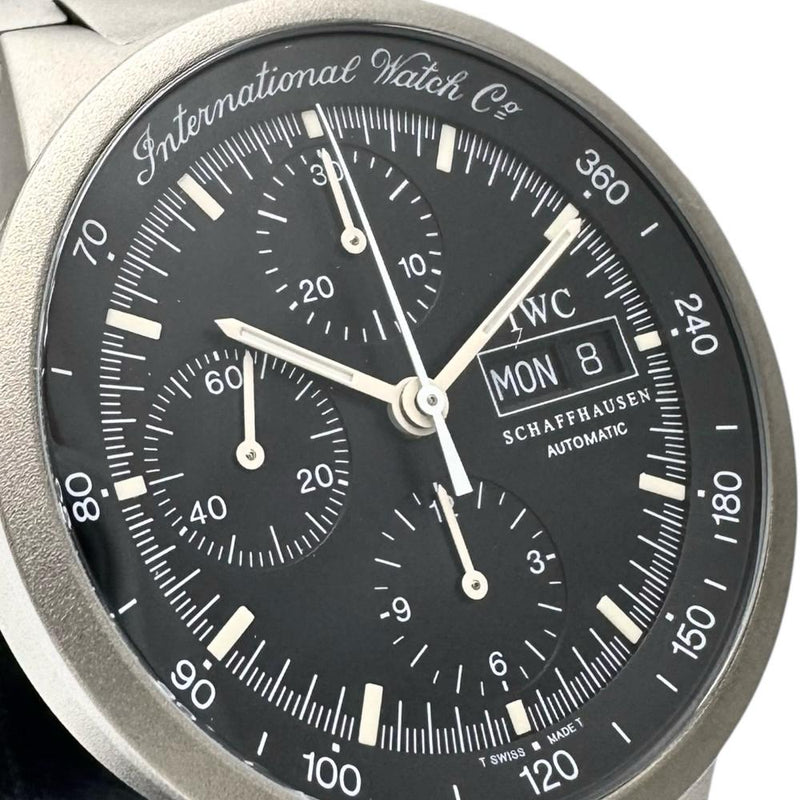 【IWC/インターナショナルウォッチカンパニー】 GST クロノグラフ IW370703 保証書/ギャラ付き 腕時計 チタン 自動巻き/オートマ ブラック文字盤 メンズ
【中古】【真子質店】【GD】




【MaTxI】