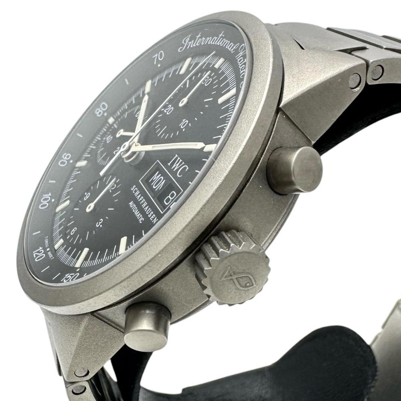 【IWC/インターナショナルウォッチカンパニー】 GST クロノグラフ IW370703 保証書/ギャラ付き 腕時計 チタン 自動巻き/オートマ ブラック文字盤 メンズ
【中古】【真子質店】【GD】




【MaTxI】