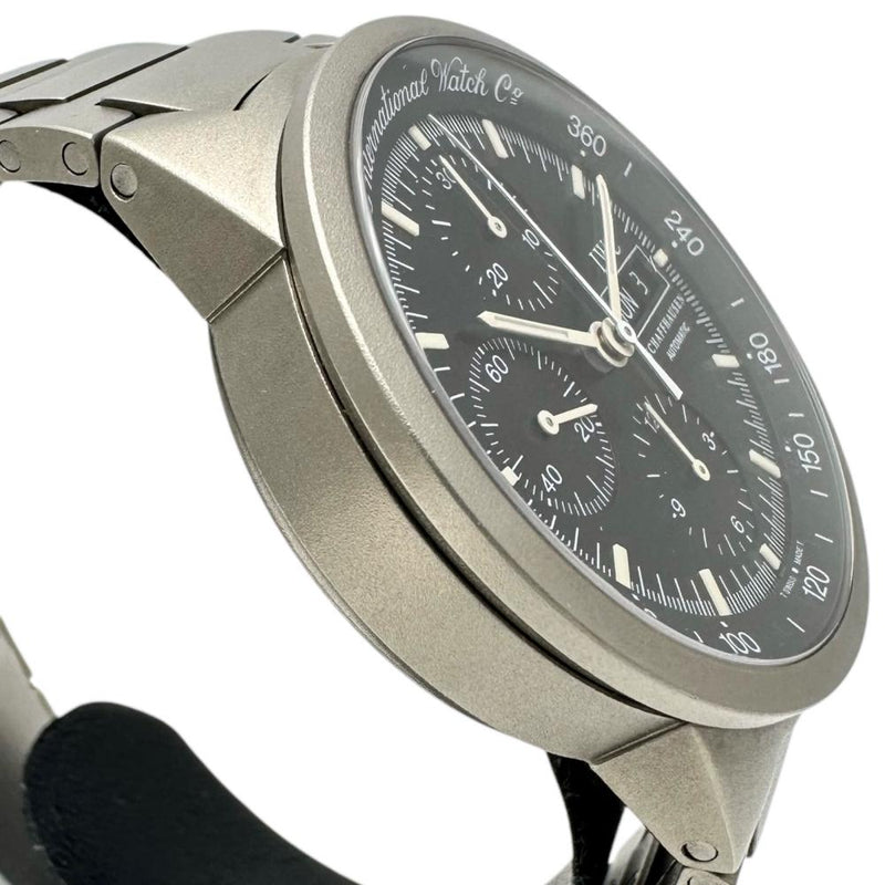 【IWC/インターナショナルウォッチカンパニー】 GST クロノグラフ IW370703 保証書/ギャラ付き 腕時計 チタン 自動巻き/オートマ ブラック文字盤 メンズ
【中古】【真子質店】【GD】




【MaTxI】