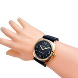 【PANERAI/パネライ】 ラジオミール PAM00231 45mm PG/黒/革 メンズ　　▲ベルト社外 Aランク 腕時計 K18PGピンクゴールド/レザー 手巻き K番（2008年） ブラック文字盤/紺革（社外製新品）/純正尾錠 メンズ
【中古】【真子質店】【BL】




【IIKIMo】