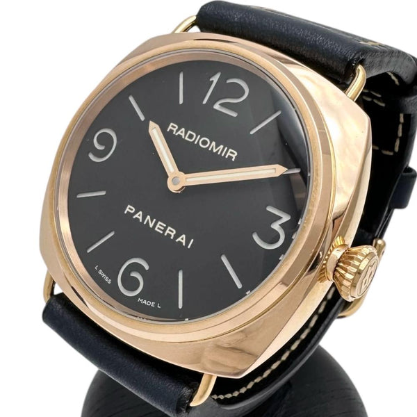【PANERAI/パネライ】 ラジオミール PAM00231 腕時計 K18PGピンクゴールド/レザー 手巻き K番（2008年） ブラック文字盤/紺革（社外製新品）/純正尾錠 メンズ
【中古】【真子質店】【BL】




【IIKIMo】