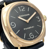 【PANERAI/パネライ】 ラジオミール PAM00231 45mm PG/黒/革 メンズ　　▲ベルト社外 Aランク 腕時計 K18PGピンクゴールド/レザー 手巻き K番（2008年） ブラック文字盤/紺革（社外製新品）/純正尾錠 メンズ
【中古】【真子質店】【BL】




【IIKIMo】