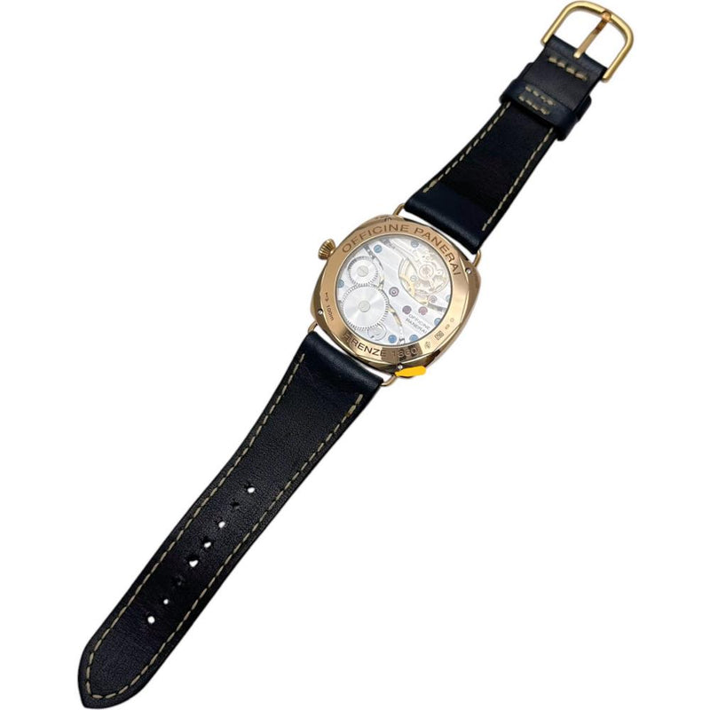 【PANERAI/パネライ】 ラジオミール PAM00231 45mm PG/黒/革 メンズ　　▲ベルト社外 Aランク 腕時計 K18PGピンクゴールド/レザー 手巻き K番（2008年） ブラック文字盤/紺革（社外製新品）/純正尾錠 メンズ
【中古】【真子質店】【BL】




【IIKIMo】