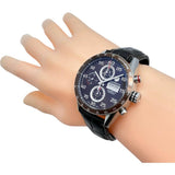 TAG HEUER Carrera Chronograph CV2A12 Men's Stainless Steel/Leather Automatic Watch with Brown Dial and Brown Leather Strap (Third Party Manufacturer)
 [Used] [Makoto Pawn Shop] [GD]




 [IDxMi] 