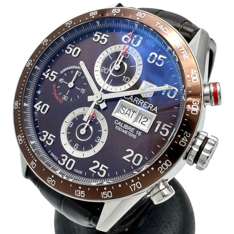 【TAG HEUER/タグホイヤー】 カレラ クロノグラフ  CV2A12 腕時計 ステンレススチール/レザー 自動巻き/オートマ ブラウン文字盤/茶革（他社製） メンズ
【中古】【真子質店】【GD】




【IDxMi】