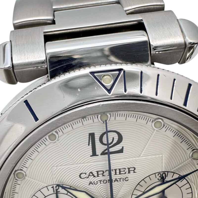【CARTIER/カルティエ】 パシャ38mm クロノグラフ W31030H3/2113 箱あり 裏スケ 腕時計 ステンレススチール 自動巻き/オートマ シルバー文字盤 メンズ
【中古】【真子質店】【GD】




【MaMaSS】