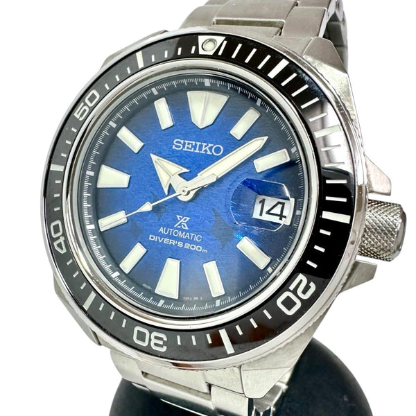 【SEIKO/セイコー】 4R35-03W0  プロスペックス サムライ Save the Ocean　マンタ 腕時計 ステンレススチール 自動巻き/オートマ ブルー文字盤/黒ベゼル メンズ
【中古】【真子質店】【GD】




【MoxY】