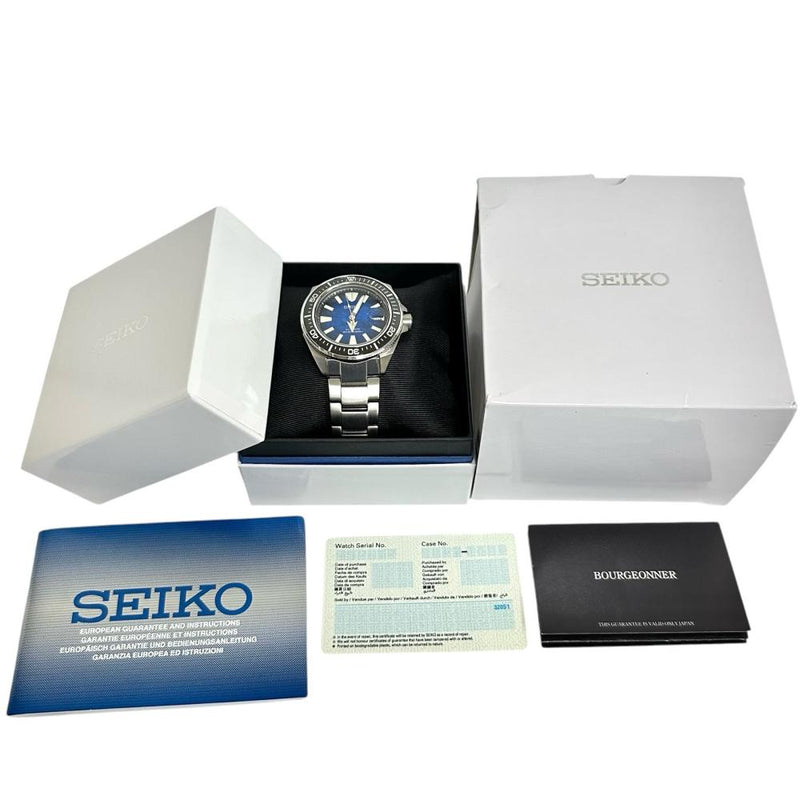 【SEIKO/セイコー】 4R35-03W0  プロスペックス サムライ Save the Ocean　マンタ 腕時計 ステンレススチール 自動巻き/オートマ ブルー文字盤/黒ベゼル メンズ
【中古】【真子質店】【GD】




【MoxY】