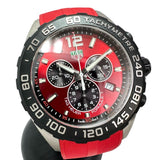 【TAG HEUER/タグホイヤー】 CAZ101AN  フォーミュラ1 クロノ　保証書/ギャラ/箱付き 腕時計 ステンレススチール/ラバー クオーツ 赤/黒目文字盤/赤ラバーベルト メンズ
【中古】【真子質店】【GD】




【IIMoMo】