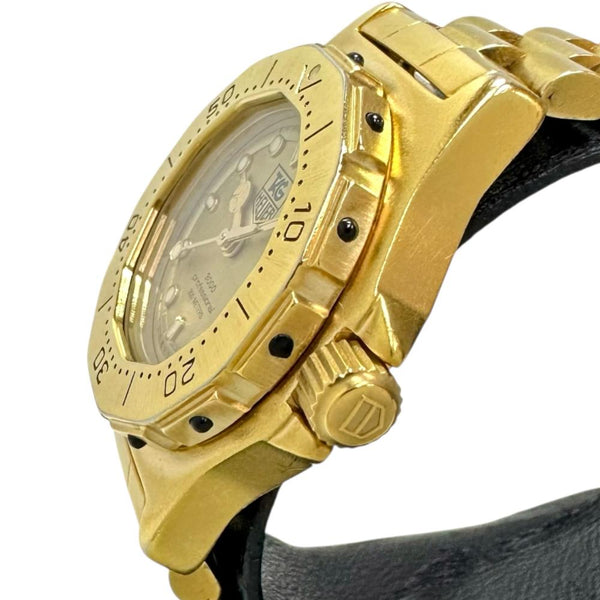 【TAG HEUER/タグホイヤー】 プロフェッショナル 934.408 腕時計 GP/ステンレススチール クオーツ ゴールド文字盤 レディース 【中古】【真子質店】【NN】 【Maxx】